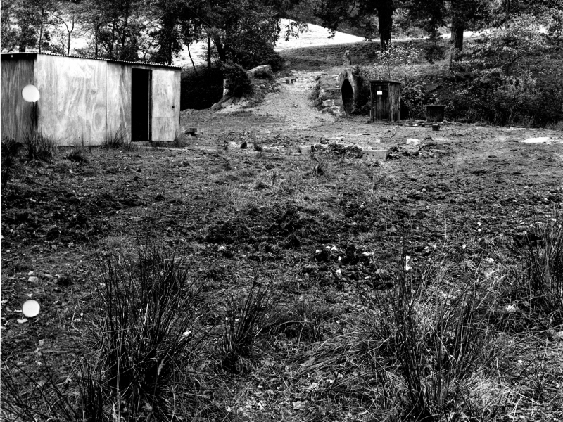 The bridge on 21st October, 1972, as work was starting on the pumping station