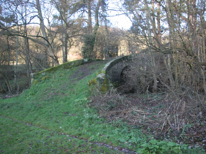 The bridge in 2009, before restoration started